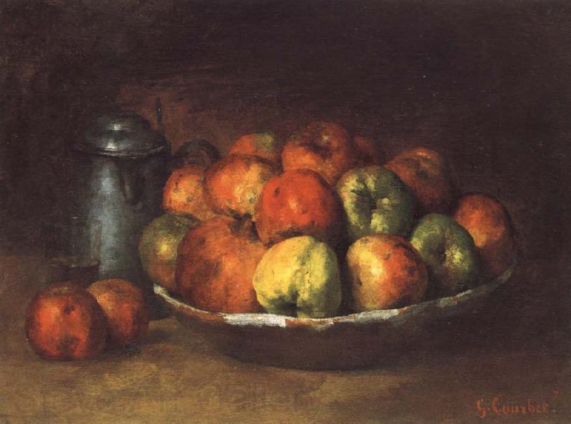 Gustave Courbet Still life with Apples and a Pomegranate